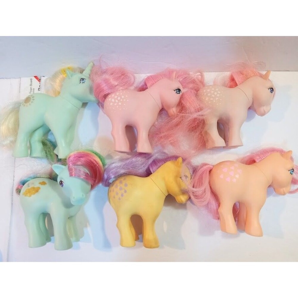 My Little Pony Lot Of 6 Vintage Hong Kong